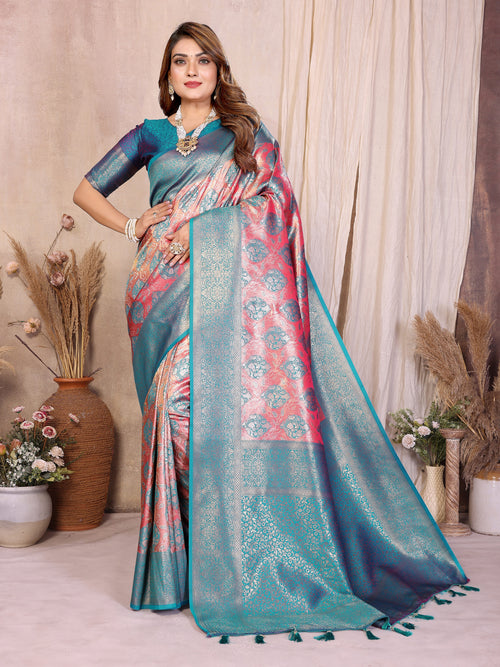 Classic Paithani Pure Banarasi Tissue Silk Saree