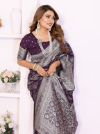Traditional Zari Weaving Georgette Silk Leheriya Saree