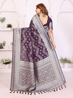 Traditional Zari Weaving Georgette Silk Leheriya Saree