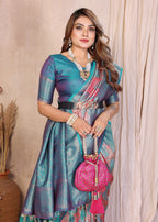 Classic Paithani Pure Banarasi Tissue Silk Saree