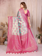 Classic Paithani Pure Banarasi Tissue Silk Saree