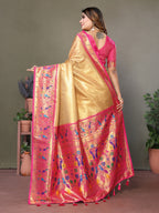 Paithani Border Pure Banarasi Tissue Silk Saree