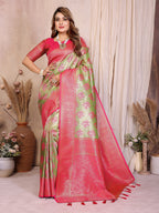 Classic Paithani Pure Banarasi Tissue Silk Saree