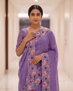 Premium Elegant Crunchy Tissue Saree