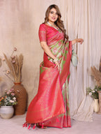 Classic Paithani Pure Banarasi Tissue Silk Saree