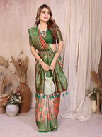 Classic Paithani Pure Banarasi Tissue Silk Saree