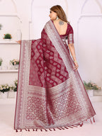 Traditional Zari Weaving Georgette Silk Leheriya Saree