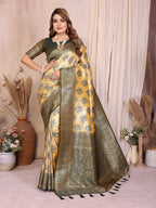 Classic Paithani Pure Banarasi Tissue Silk Saree