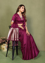 Premium Zari Lagadi Patta Rich Pallu Satin Silk Saree