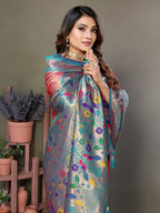 Paithani Border Pure Banarasi Tissue Silk Saree