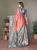 Paithani Border Pure Banarasi Tissue Silk Saree