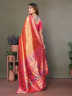 Paithani Border Pure Banarasi Tissue Silk Saree