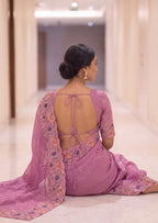 Premium Elegant Crunchy Tissue Saree