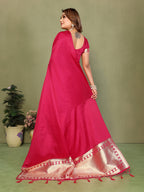 Premium Zari Lagadi Patta Rich Pallu Satin Silk Saree
