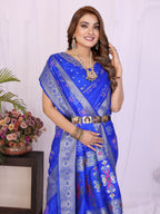 Stylist Lightweight Dola Silk Bandhej Khadi Print Saree