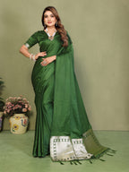 Premium Zari Lagadi Patta Rich Pallu Satin Silk Saree