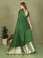 Premium Zari Lagadi Patta Rich Pallu Satin Silk Saree
