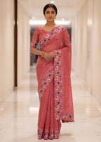 Premium Elegant Crunchy Tissue Saree