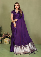 Premium Zari Lagadi Patta Rich Pallu Satin Silk Saree