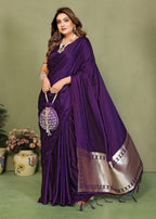 Premium Zari Lagadi Patta Rich Pallu Satin Silk Saree