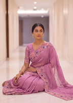 Premium Elegant Crunchy Tissue Saree