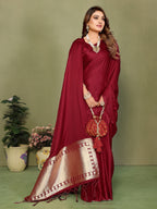 Premium Zari Lagadi Patta Rich Pallu Satin Silk Saree