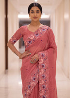 Premium Elegant Crunchy Tissue Saree