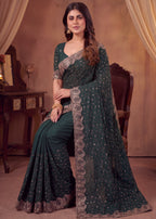 Royal NC Vichitra Heavy Zari C-Pallu Saree