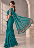Chiffon Embellished Designer Party Wear Saree