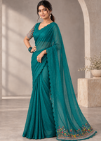 Chiffon Embellished Designer Party Wear Saree