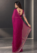 Chiffon Embellished Designer Party Wear Saree
