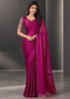 Chiffon Embellished Designer Party Wear Saree