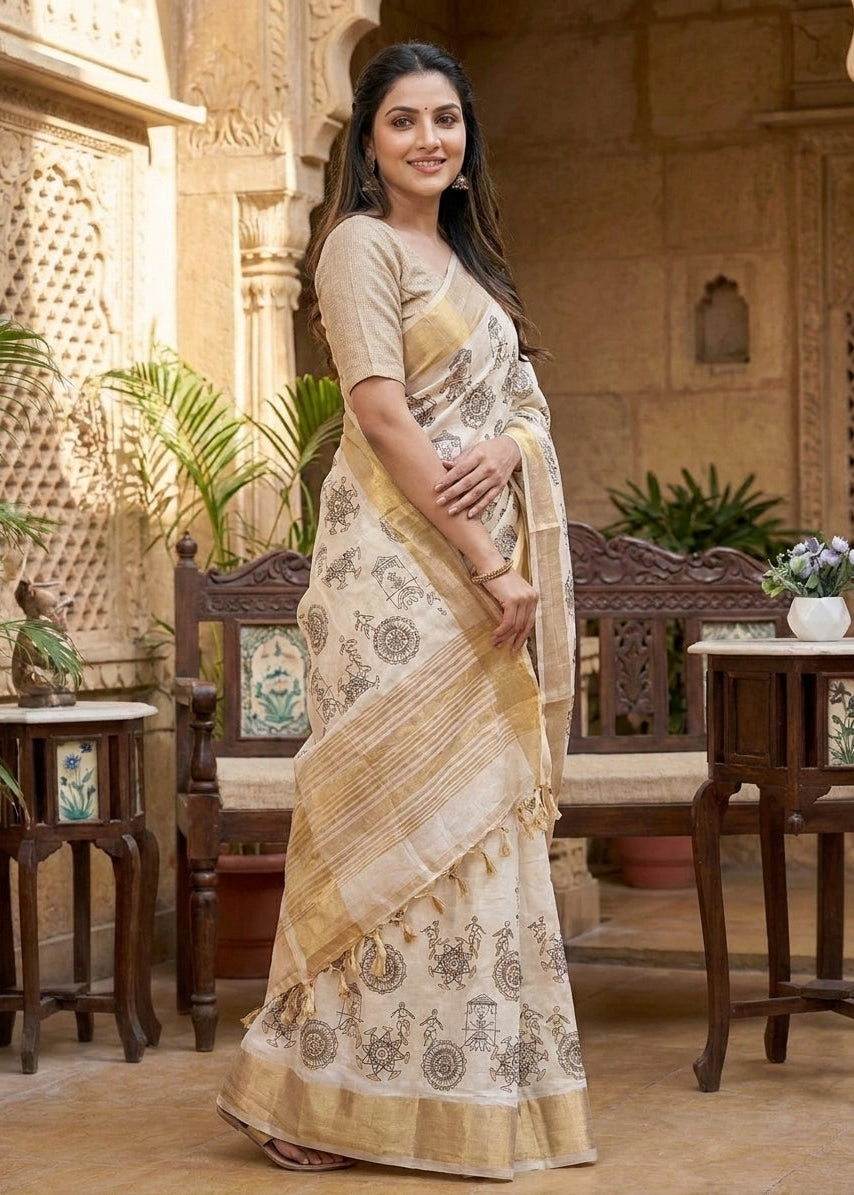 Premium Pure Aasami Silk Zari Border Occasion Saree