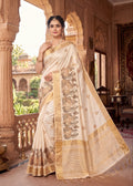 Pure Aasami Silk Saree with Heavy Embroidery Designer Pallu