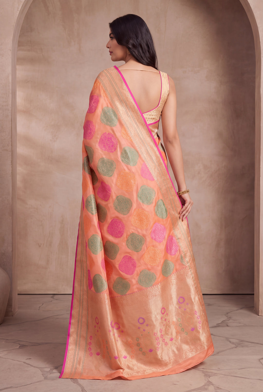 Attractive Heritage Woven Organza Banarasi Saree