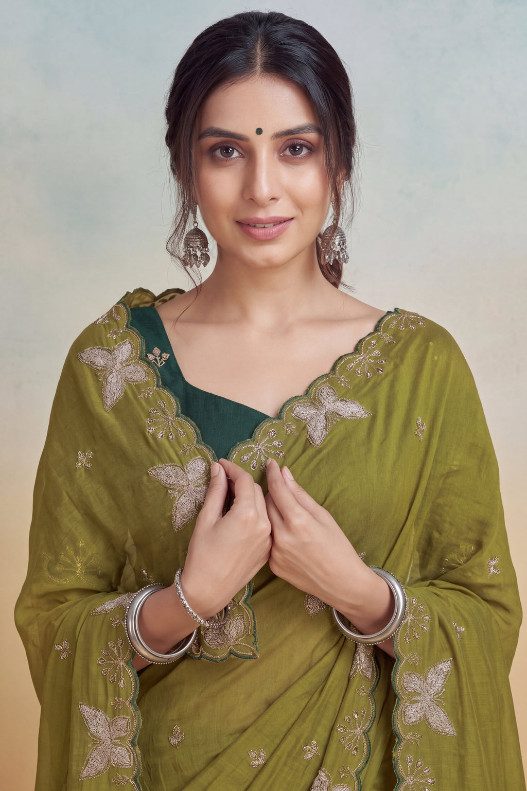 Luxurious NC Vichitra Zari Work Saree