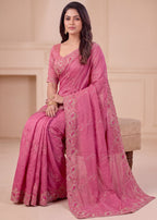 Elegant NC Vichitra Designer Wedding Wear Saree