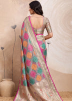 Attractive Heritage Woven Organza Banarasi Saree