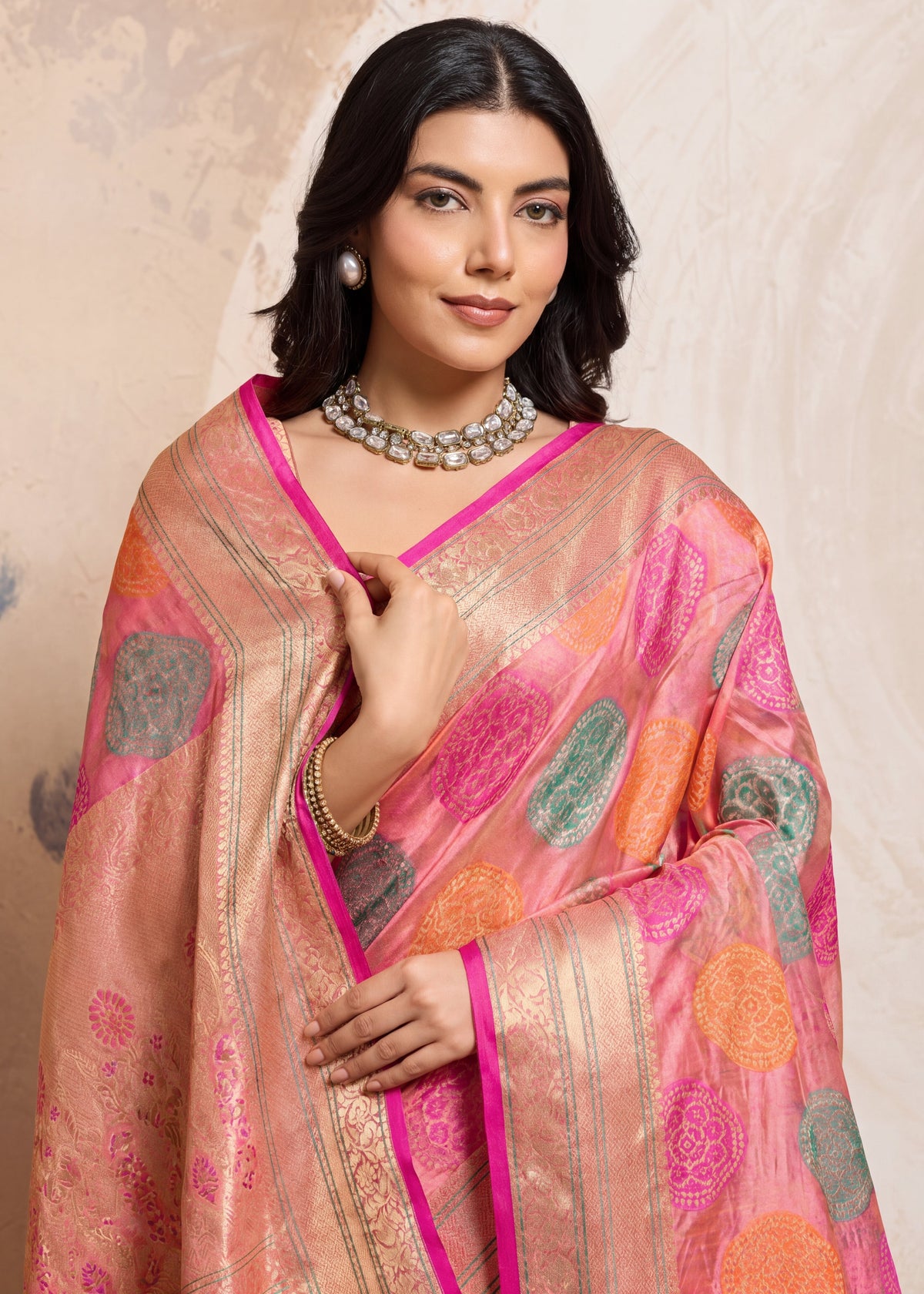 Attractive Heritage Woven Organza Banarasi Saree