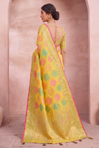 Attractive Heritage Woven Organza Banarasi Saree
