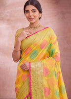 Attractive Heritage Woven Organza Banarasi Saree