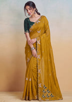 Luxurious NC Vichitra Zari Work Saree