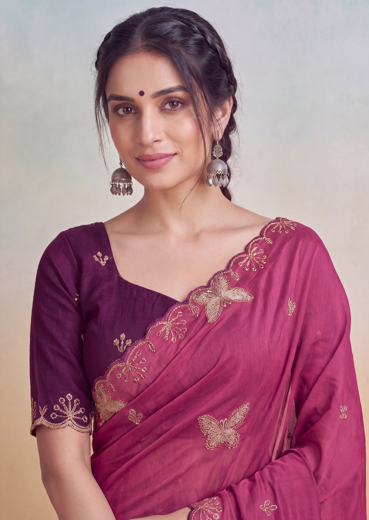Luxurious NC Vichitra Zari Work Saree