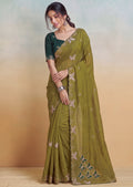 Luxurious NC Vichitra Zari Work Saree