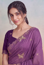 Luxurious NC Vichitra Zari Work Saree