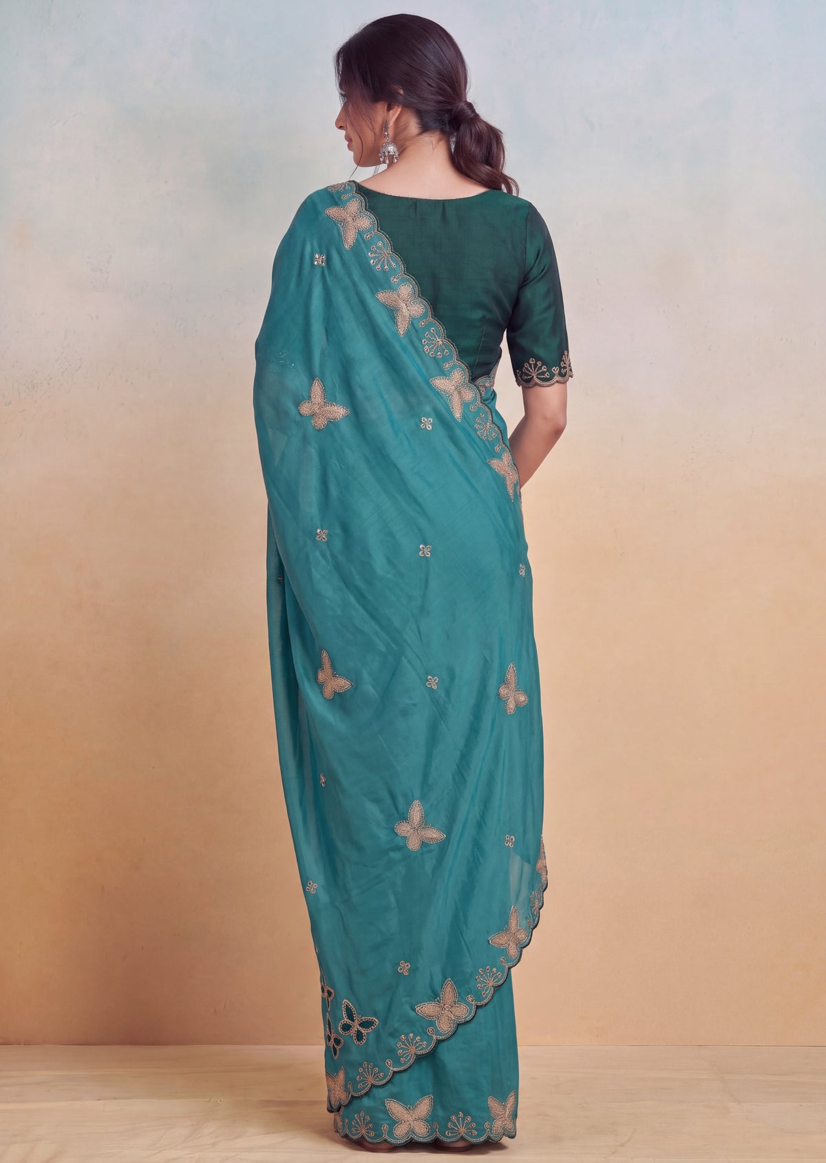 Luxurious NC Vichitra Zari Work Saree