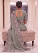 Premium Elegant Crunchy Tissue Saree