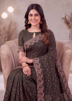 Royal NC Vichitra Heavy Zari C-Pallu Saree